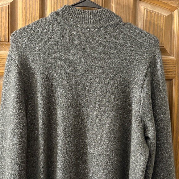 Torrid Charcoal Knit Sweater Dress With Subtle Sparkles - Picture 4 of 5